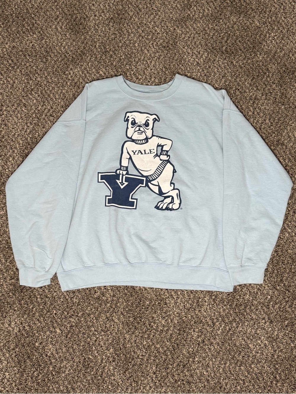 Classic Yale Crewneck Sweatshirt